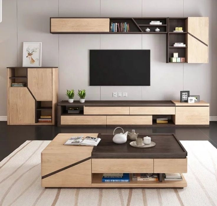 Set of TV unit with coffee table Zxc288 - Friends 