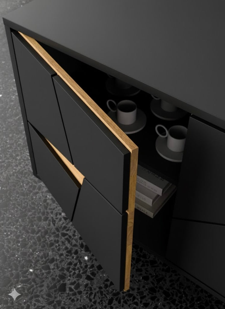 Amazing wooden sideboard Con 8589