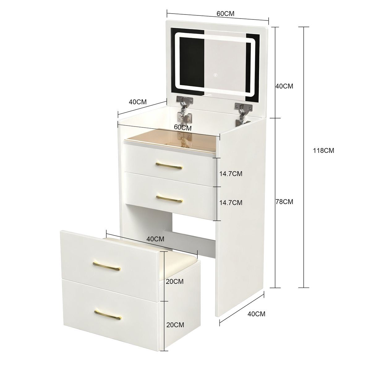 Modern Dressing Table MIR 614