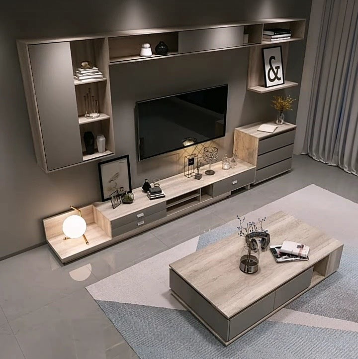 Set of TV unit with coffee table Zxc 200 - Friends 