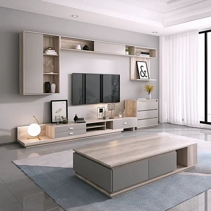 Set of TV unit with coffee table Zxc 200 - Friends 