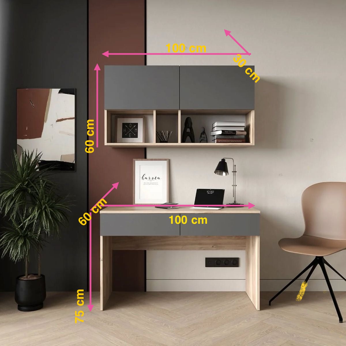 Wooden Home Office Desks MAG 610 - Friends 