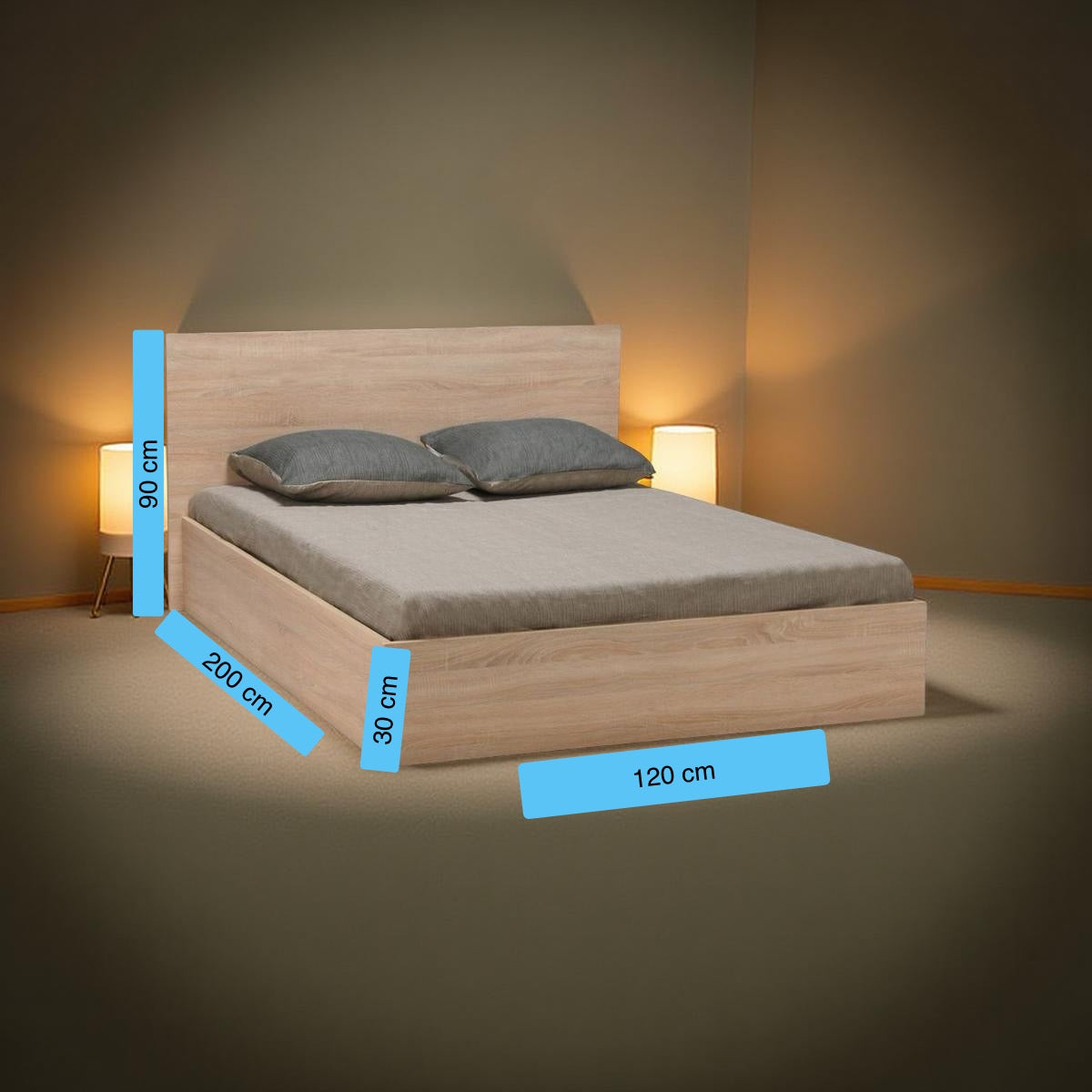Modern beds KQ 200