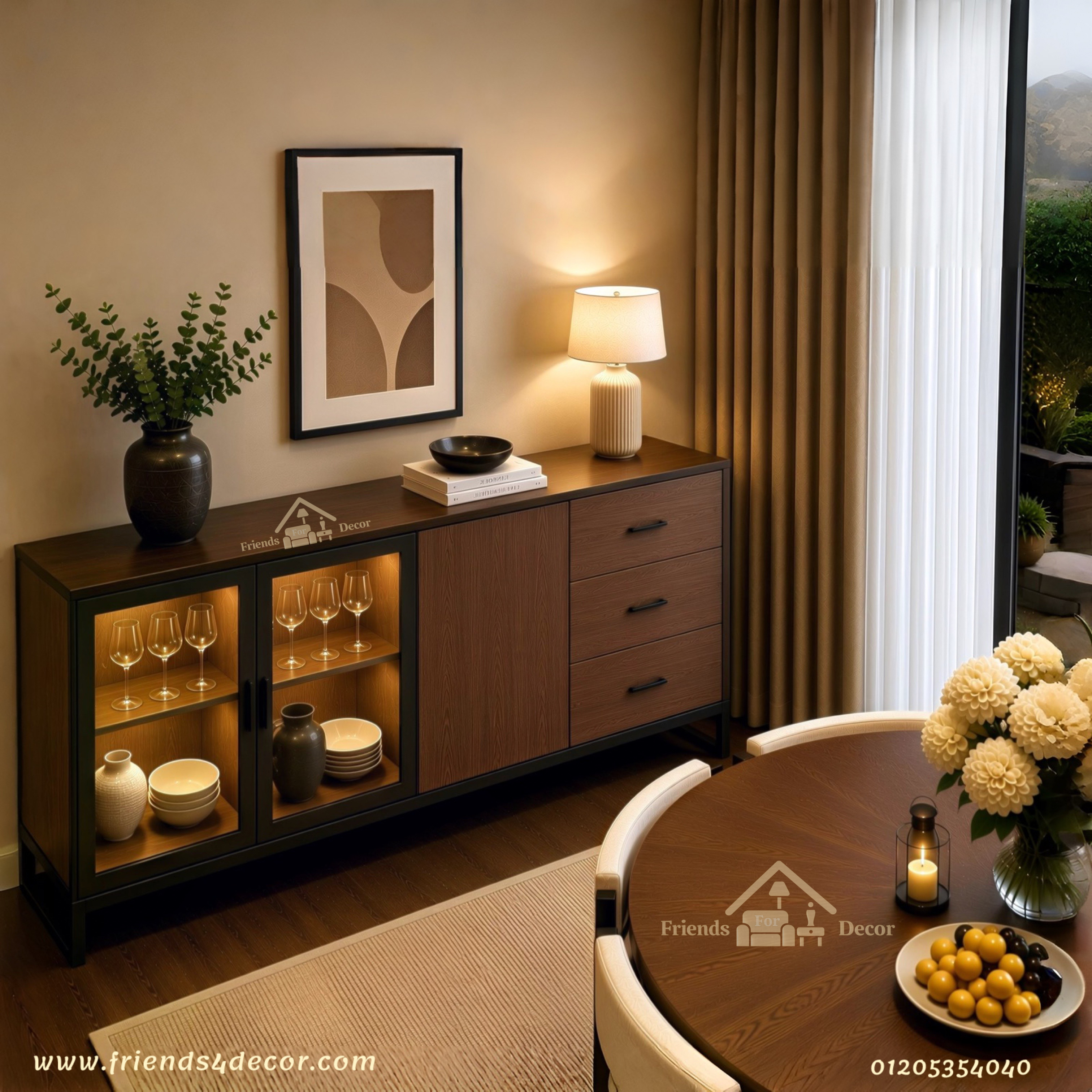 Buffet Cabinet Con 8613