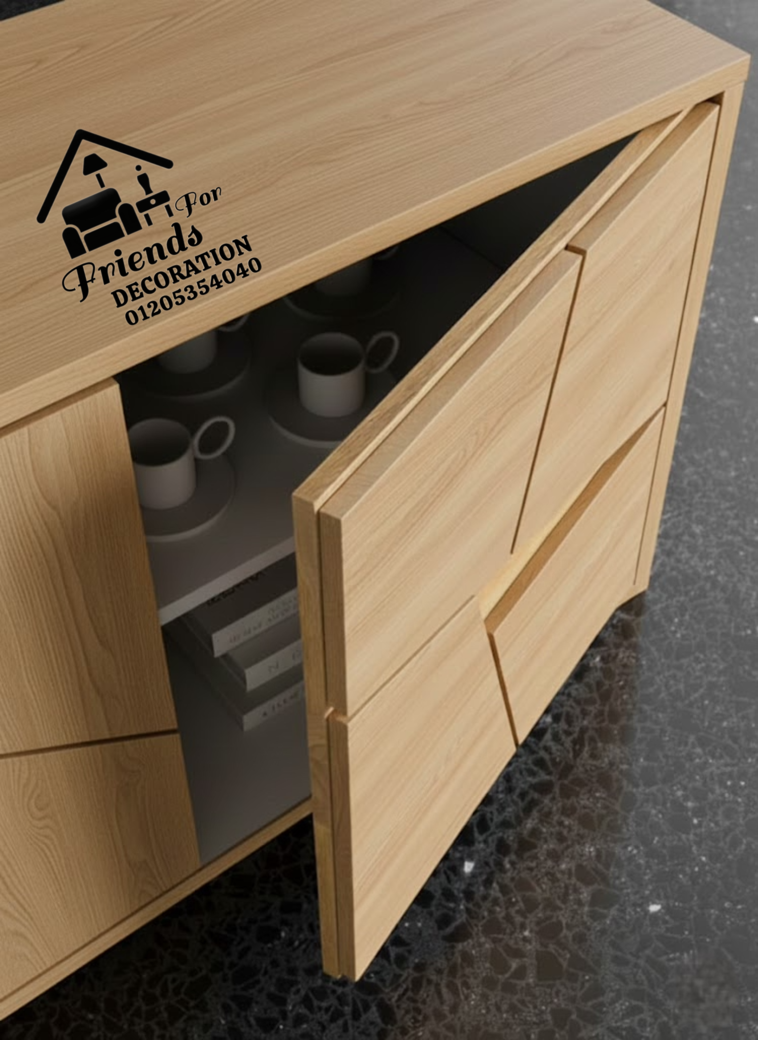 Amazing wooden sideboard Con 8590