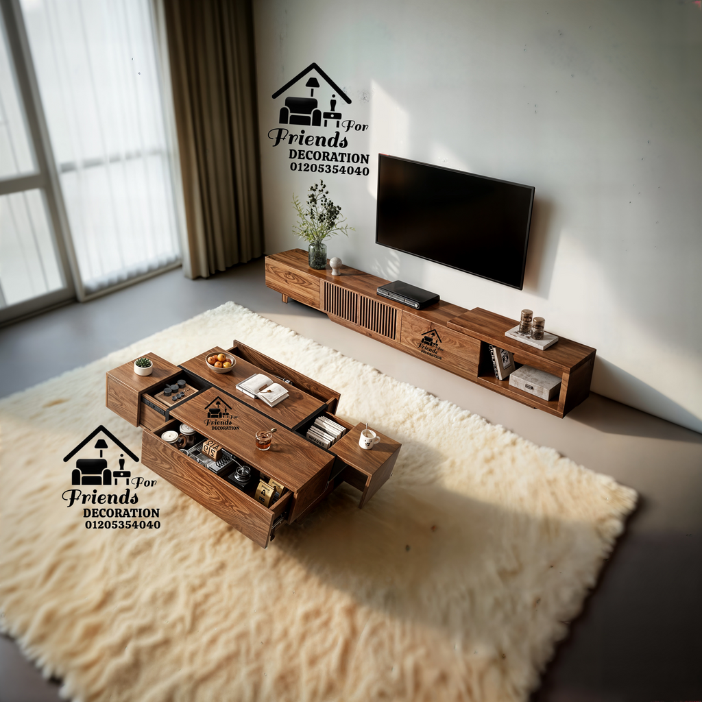 Set of TV unit with coffee table Zxc 503 - Friends 