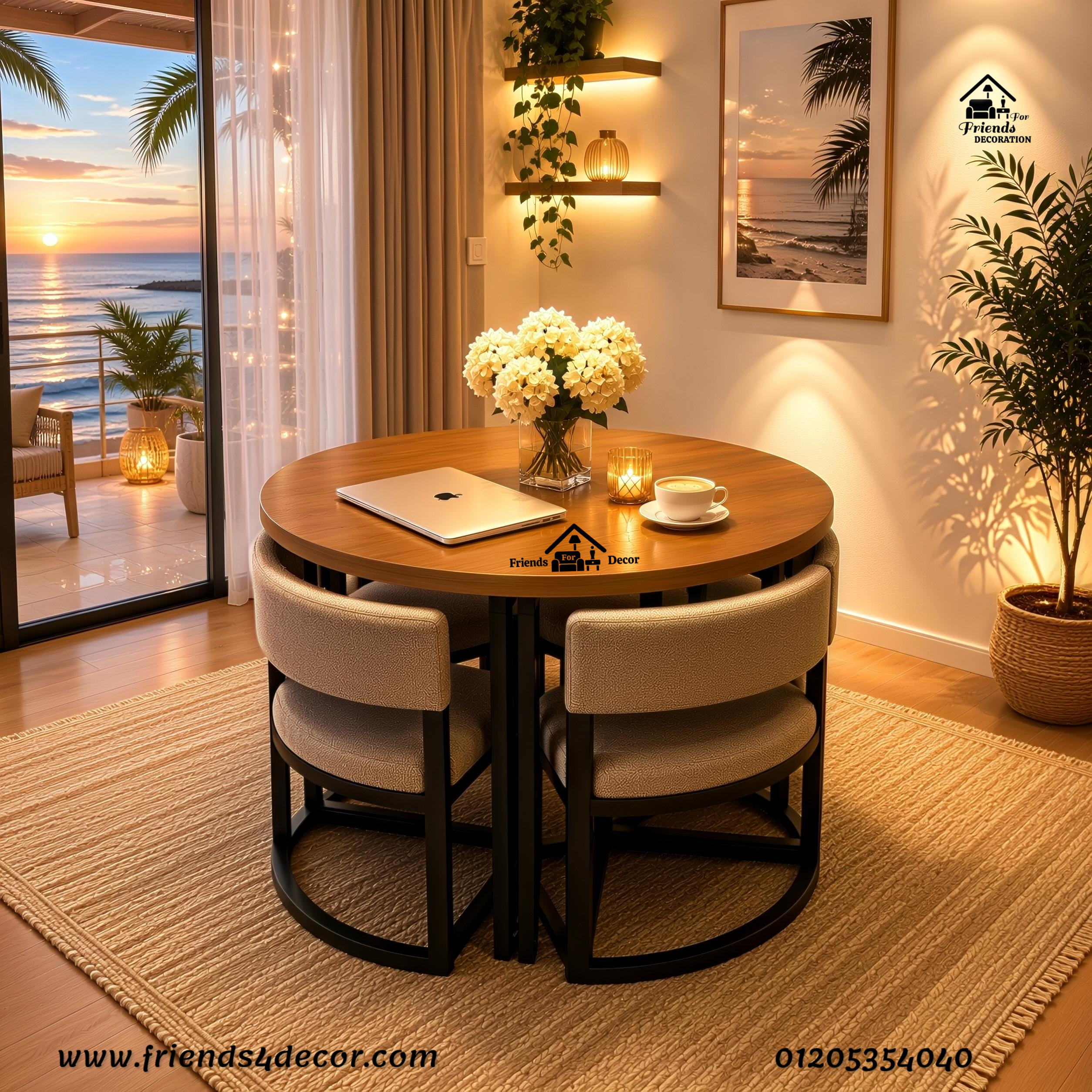 Smart Round Dining Set   SRD 250