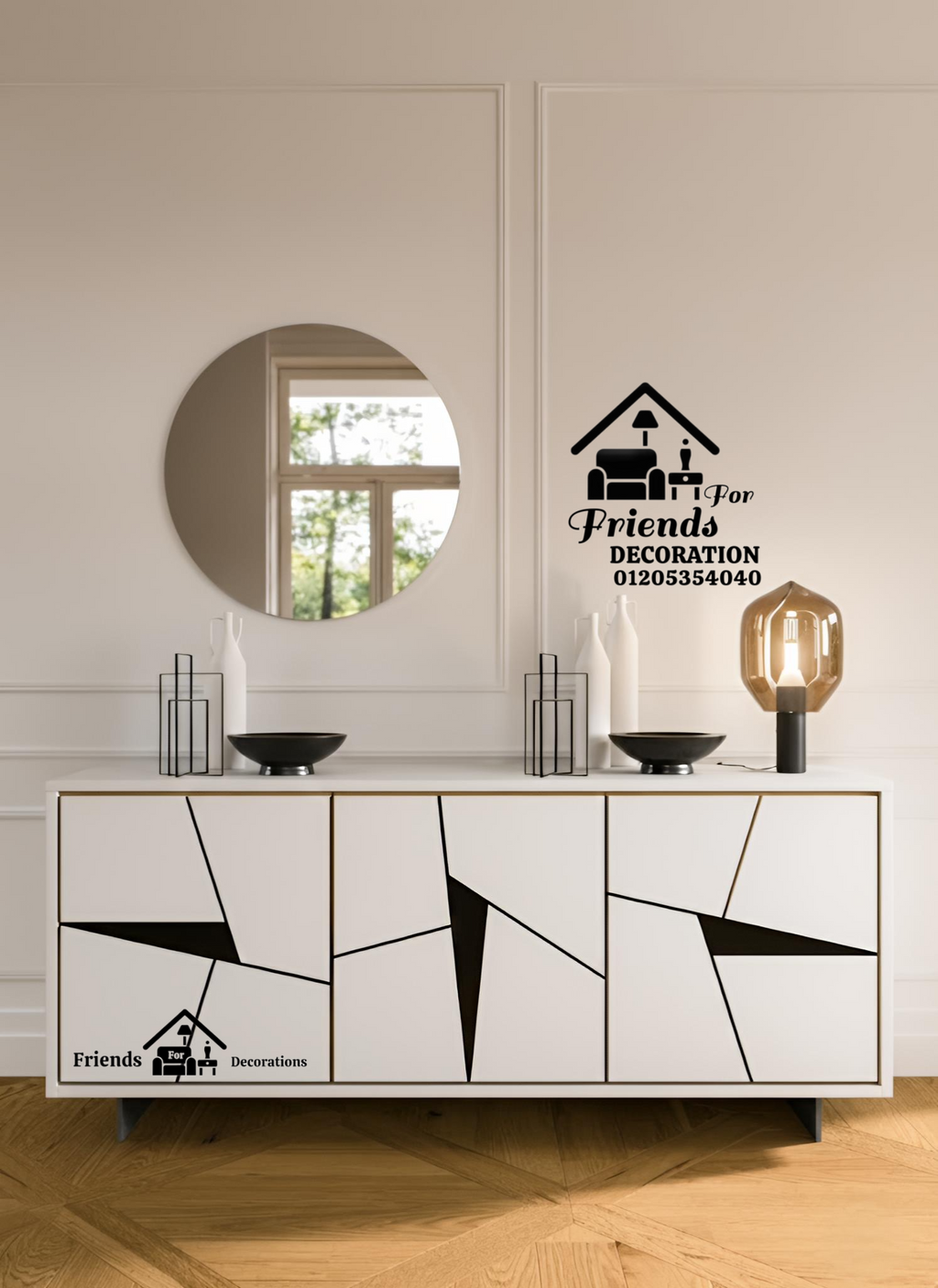 Amazing wooden sideboard Con 8592