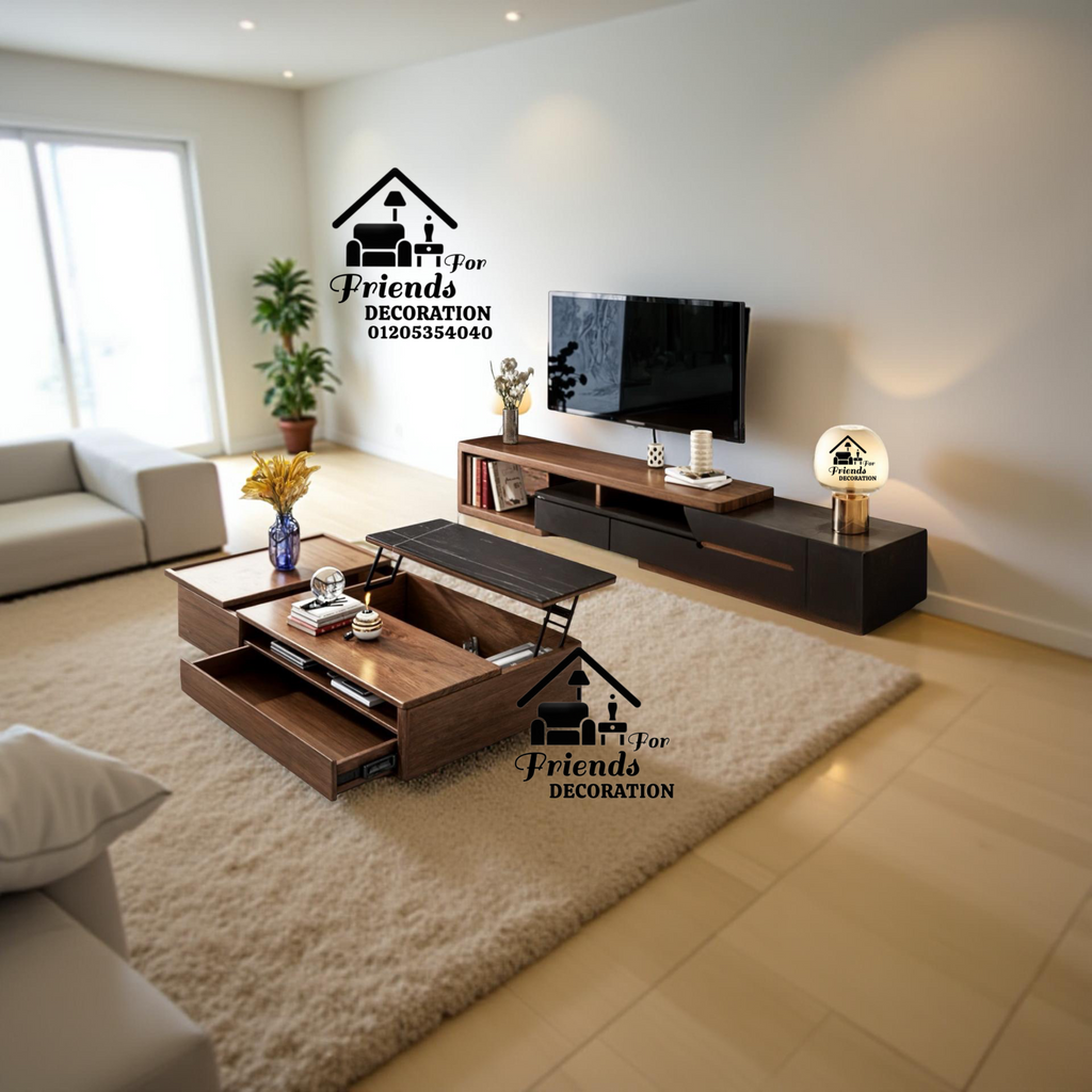 Set of TV unit with coffee table Zxc 505 - Friends 